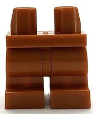 Lego New Dark Orange Minifigure Pants and Medium Legs Plain Parts