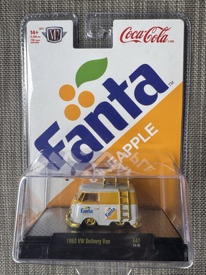 M2 Machines Gold Chase Coke Fanta Pineapple 1960 VW Delivery Van 1
