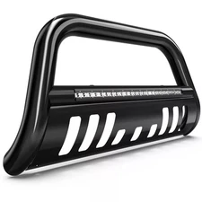 Front Bumper Bull Bar Grille Guard for 05-21 Nissan Frontier W/ Light Bar