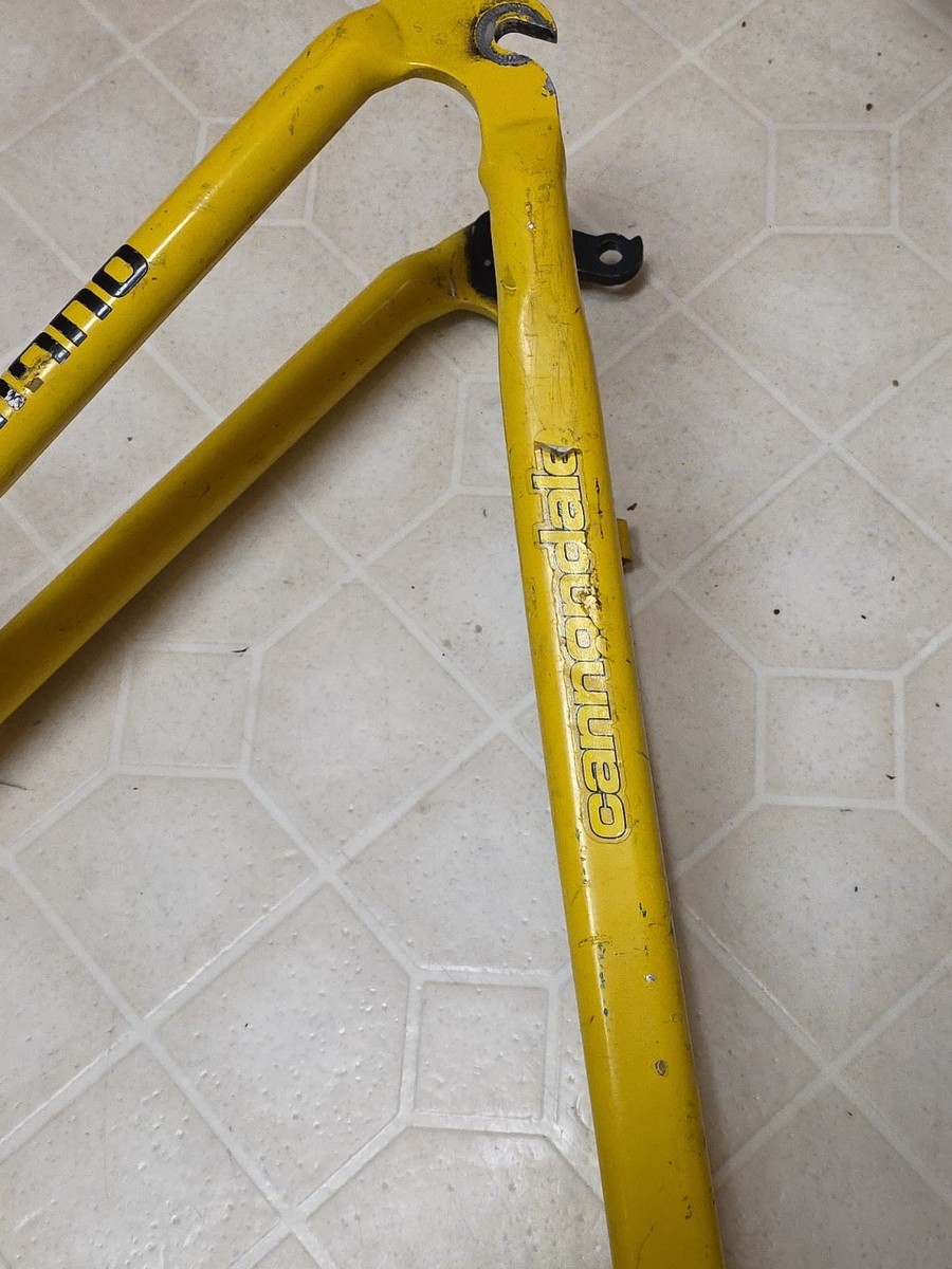 Vintage Cannondale F700 Yellow hardtail frame Medium | eBay