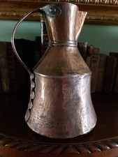 Antica brocca in rame del XVIII. 