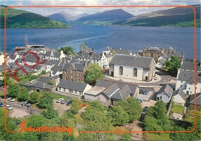 Ansichtskarte:;Inveraray und Loch Fyne vom Glockenturm [Whiteholme]