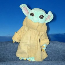 Disney Star Wars Grogu Plush 11" The Child Baby Yoda Embroidered Eye Mandalorian