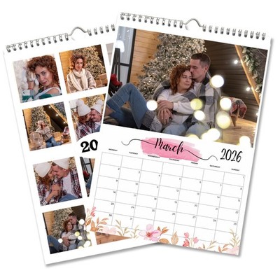 2025-2026 Individueller Foto Wandkalender Personalisiert Klappkalender A4 Geschenkidee Kunst