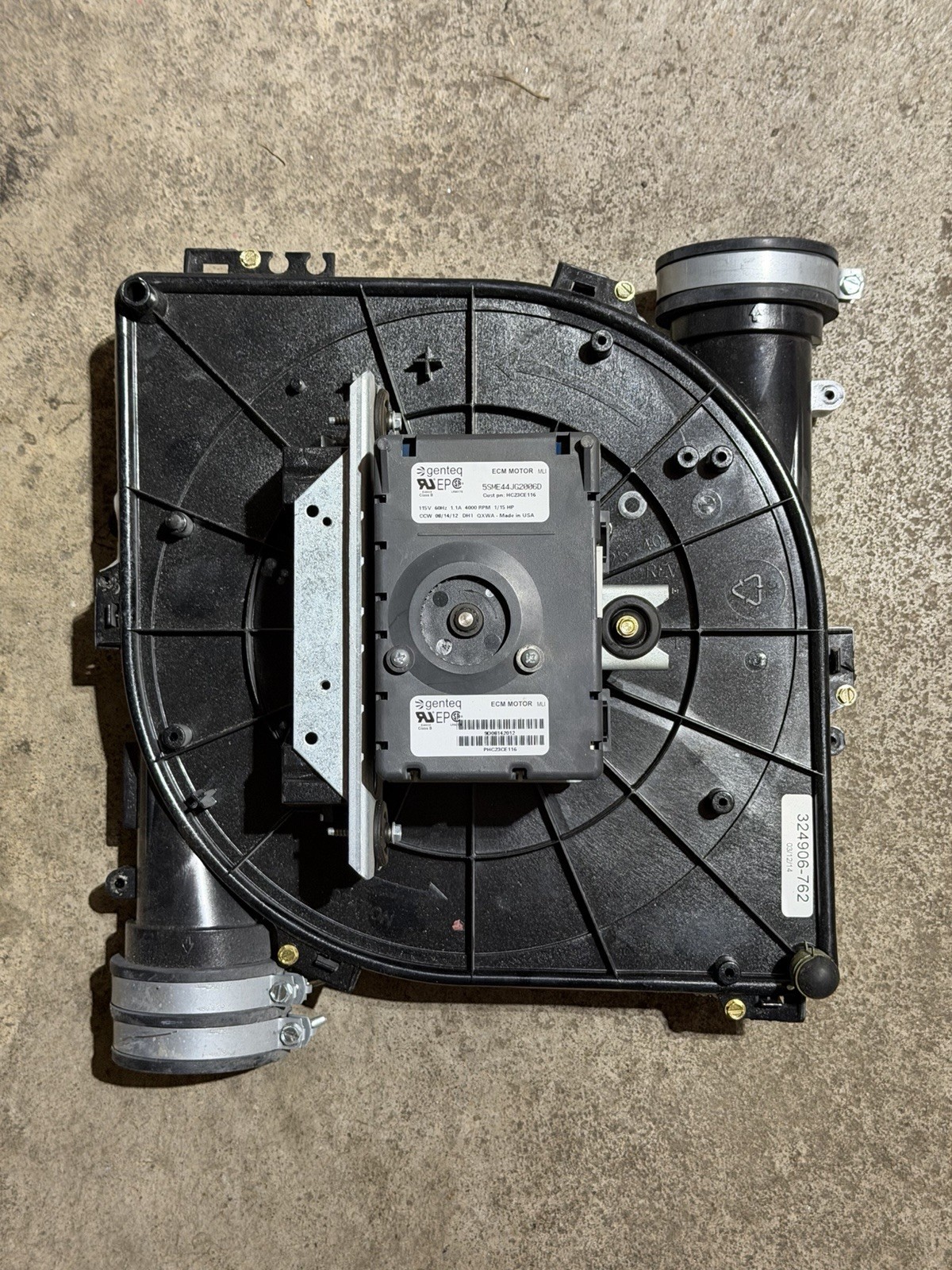 Genteq ECM Blower Motor 5SME44JG2006D