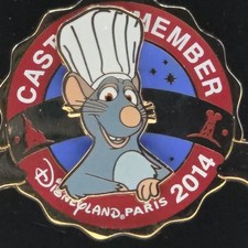 Disneyland París DLP Miembro del Elenco Exclusivo Comercio LE 3014 RATATOUILLE de 2014