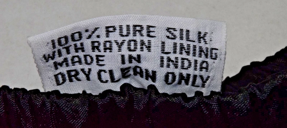 Винтажный шелк верхняя юбка комплект Тина размер L 80-х черный бабочка серебро золото блестки - Изображение 3 из 4