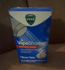 Vicks VapoShower Menthol Soothing Vapors Shower Tablets, Non-Medicated 3ct