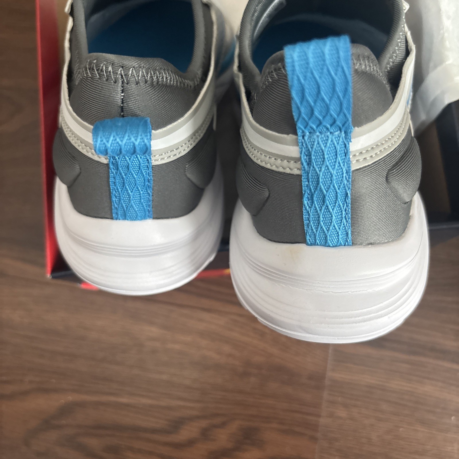 REEBOK Big Boys New Lite Spinner Sneakers DK LT Grey Aqua Shoes Kids Size US 6 M thumbnail 7