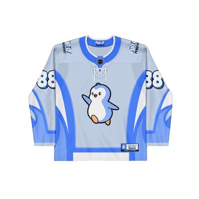 Elev808 Design PUDGY PENGUINS Limited LE Custom Hockey PENGU 88 Jersey Rare Smal