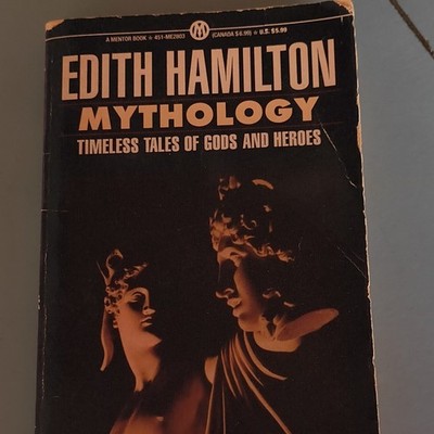 Mythology Timeless Tales Edith Hamilton Paperback Mentor Books Illustrated Sava 