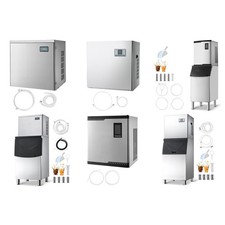 Uimoso 300/450/550/650/800/1000LBS Commercial Ice Maker Machine Self-Cleaning