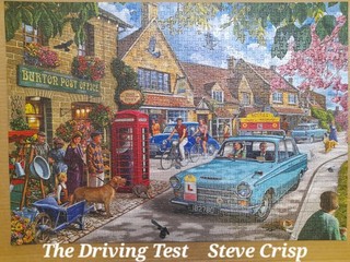 Falcon de lux 1000 Piece Jigsaw Puzzle "The Driving Test" by Steve Crisp