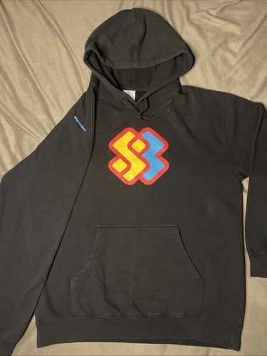 Special Blend Vintage Winter Sports Snowboard Hoodie Black Great Condition