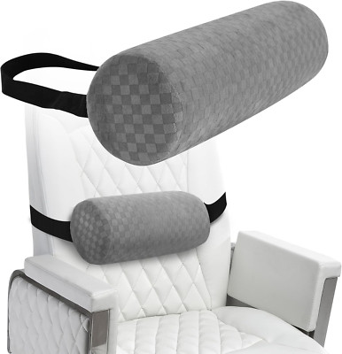 Lumbar Roll Pillow for Lower Back, Lumbar Support Foam Roll Cushion Pillowcase