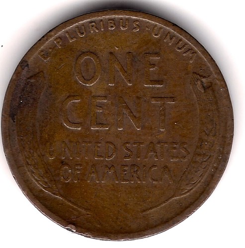 us 1916 s wheat penny, one, 1 cent coin.
