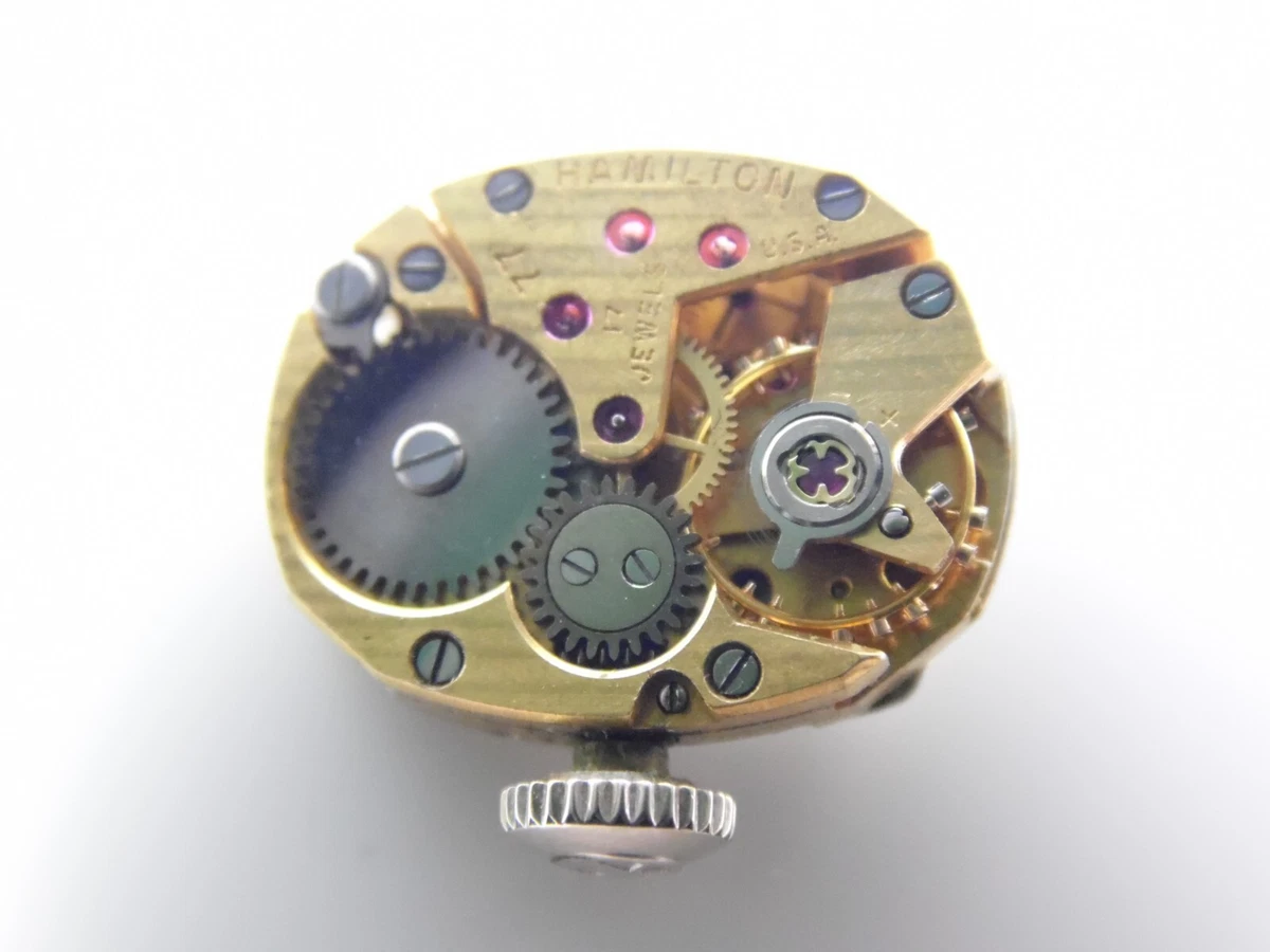 Hamilton 77 17 Jewels Mechanical Watch Movement for Parts Repair