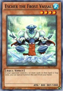 Escher the Frost Vassal - CORE-EN091 - Rare - 1st Edition x3 - Near Mint