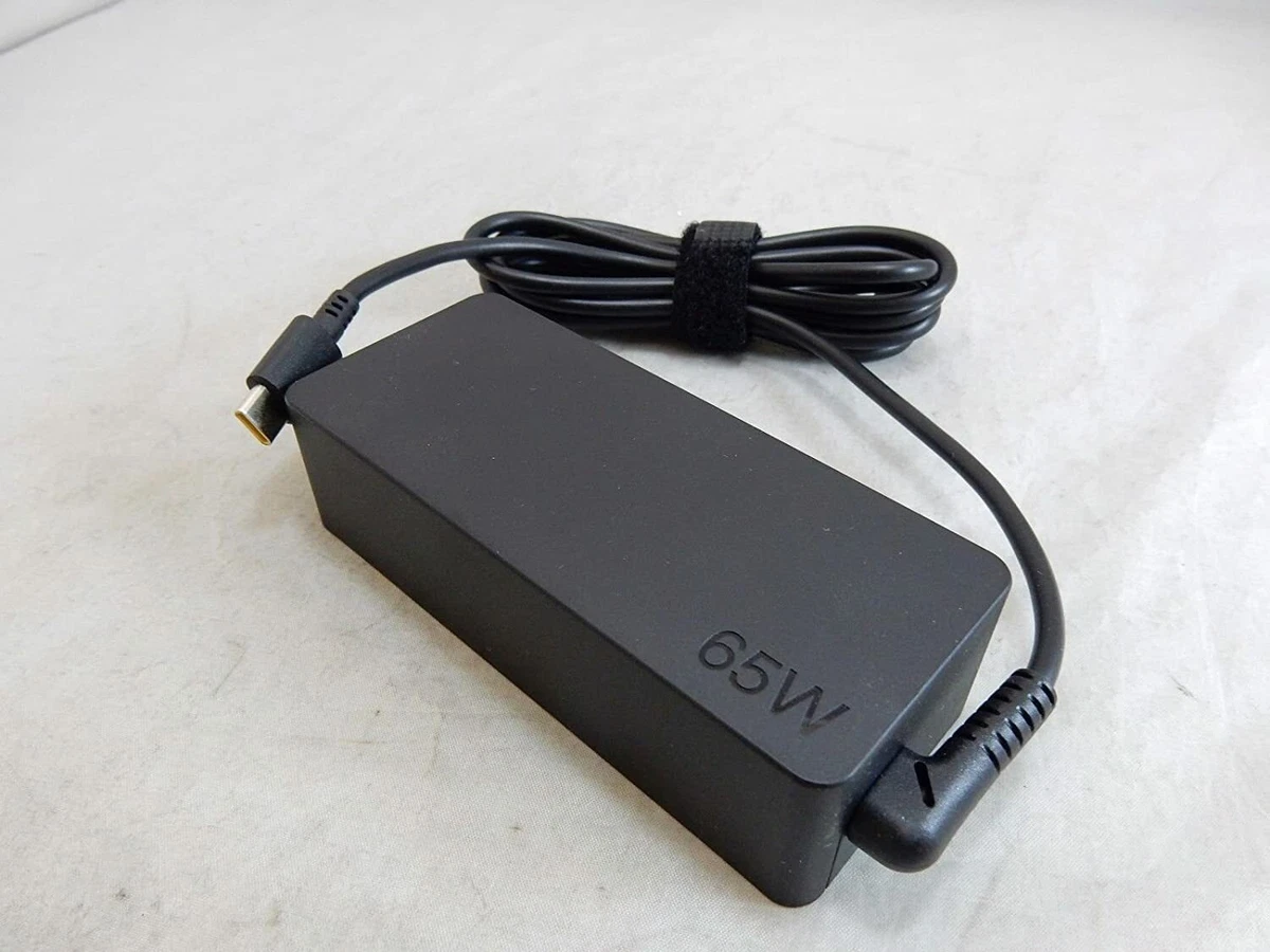 Lenovo 4 X 20M26272 65 W Standard AC Adapter USB Typ C (EU), Schwarz