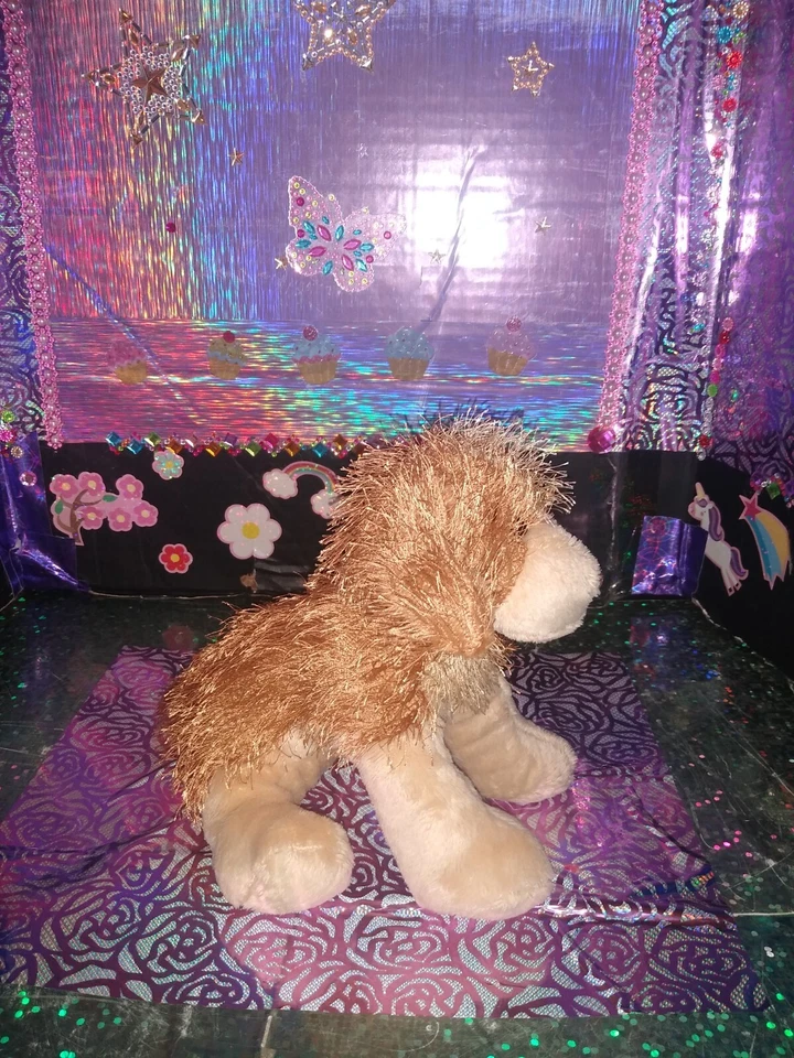 🦄Ganz / Webkinz Stringy "Cocker Spaniel" Dog Brown Tan Color HM011 Plush!  - Image 3 of 4