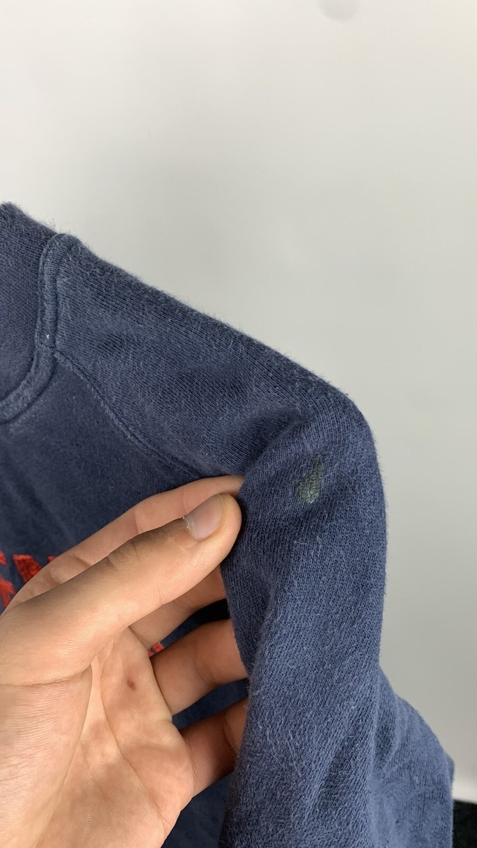 Vintage Naf Naf Issey Miyake 90s Navy Blue Embroidered