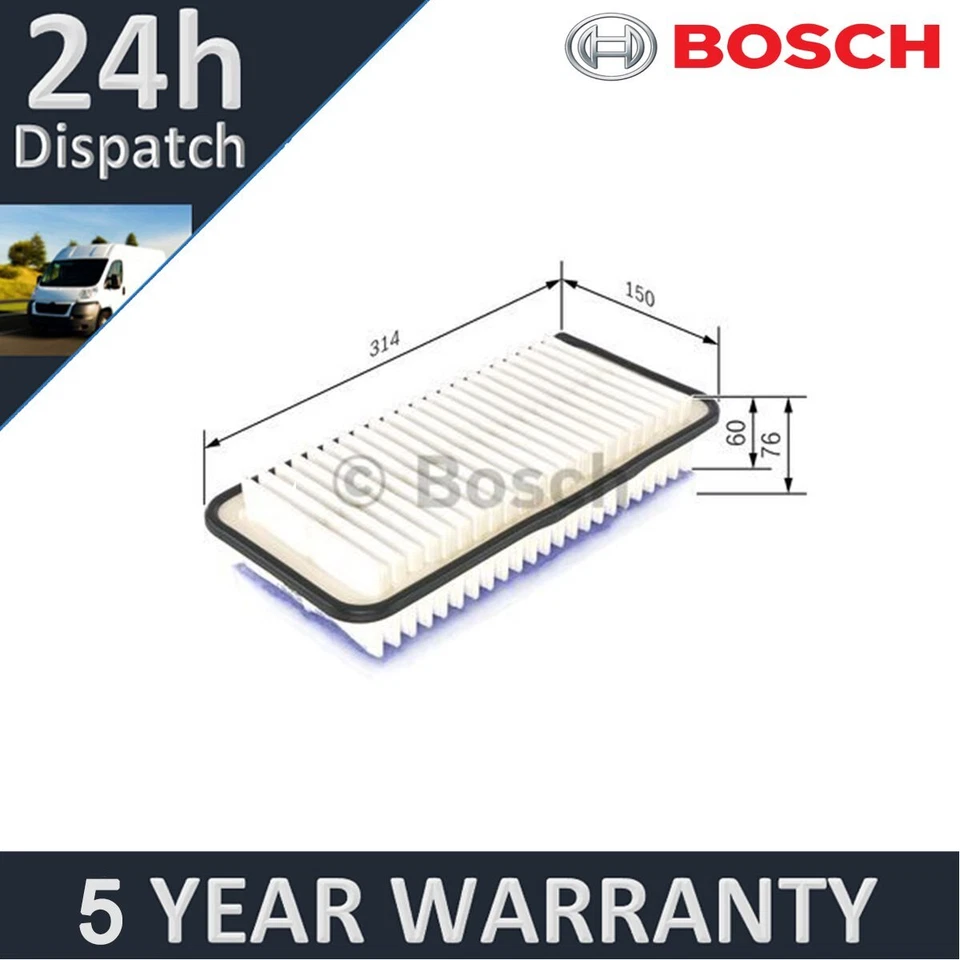 Filtro de aire Bosch 1.4 D 178010N020 para Toyota Yaris/Vitz 2005-2008 Foto 4 de 4