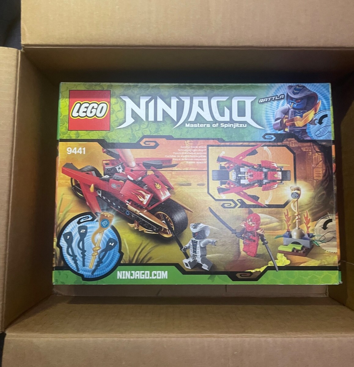 LEGO NINJAGO: Kai's Blade Cycle (9441) Brand new!! Only ship EU