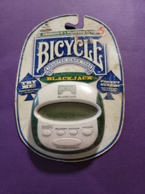 Techno Source Bicycle Blackjack Handheld Electronic Game New in  