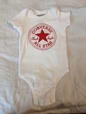Baby Converse Weste 0-6 Monate rot & weiß