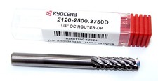 1/4" (.250") CARBIDE DIAMOND CUT ROUTER BURR  UPCUT DRILL POINT  2120-2500.3750D