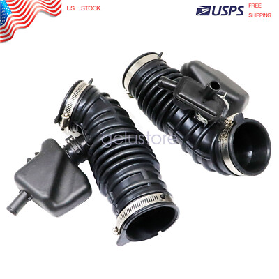 2Pcs Air Cleaner Intake Hose LEFT & RIGHT SIDE Fit Infiniti FX35 2009-12