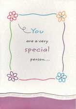 SENTIMENT CARDS.  Beautiful high quality textured card. From Blue Mountain Arts.