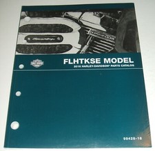 Harley 2016 CVO Limted Parts Manual Catalog Flhtkse Screamin Eagle