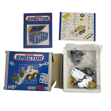 Vintage Meccano Erector Bulldozer Set #103 Building Set Unopened