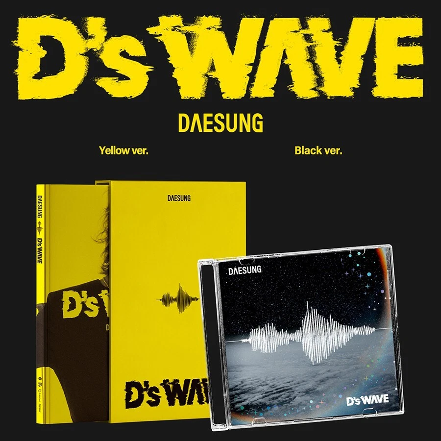 テソン D's WAVE イエロー ブラック DLITE DAESUNG トレカ BIGBANG DAESUNG [D'S WAVE] 1st Mini Album CD+Photo Book+Photo Card
