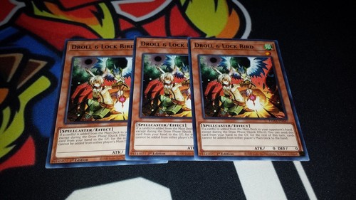 3x Droll & Lock Bird- TAMA-EN047 Rare 1st M/NM Yugioh