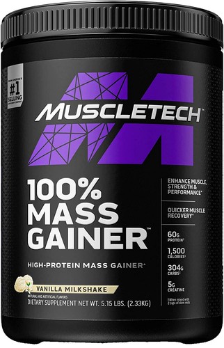 Mutant Mass Extreme 2500 - High Calorie Gainer Whey 12 Pound (Pack