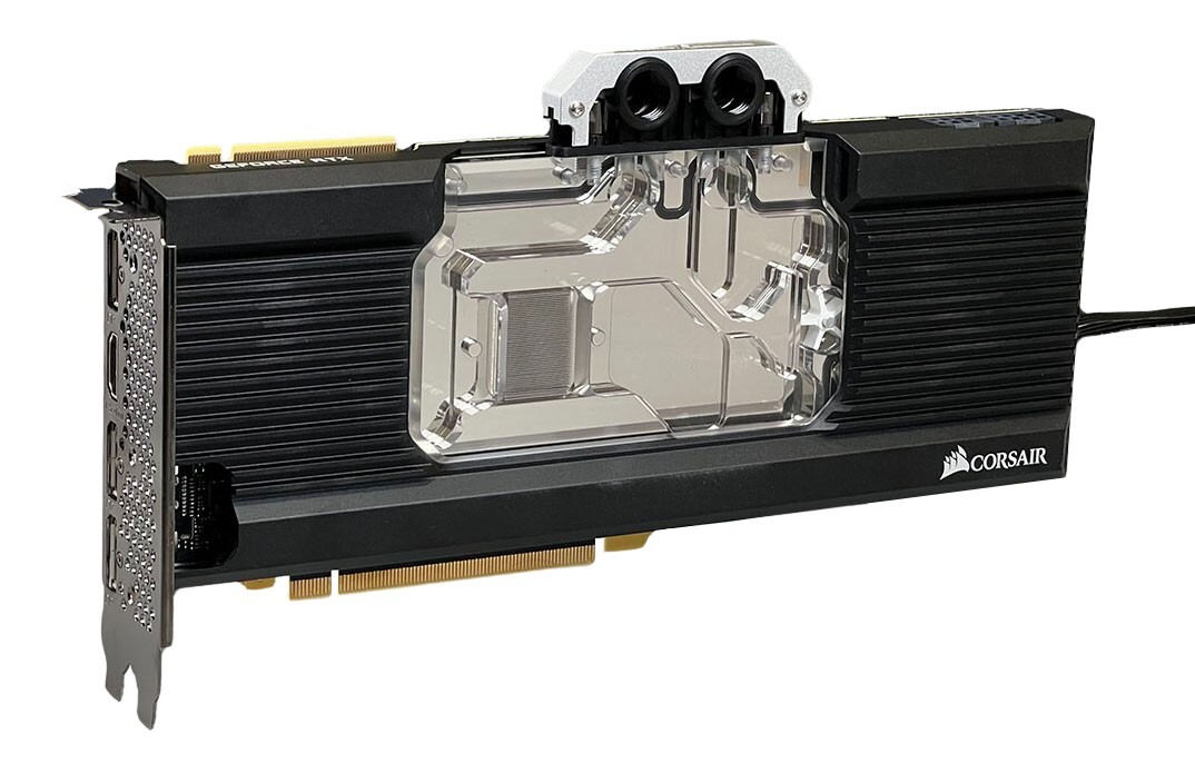 Nvidia GeForce RTX 2080 Super GPU Watercooled with Corsair Water