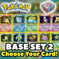 Pokemon BASE SET 2 Choose Your Card 2000 VINTAGE WOTC LP/MP ENGLISH