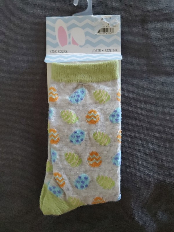 Kids Easter Socks Eggs