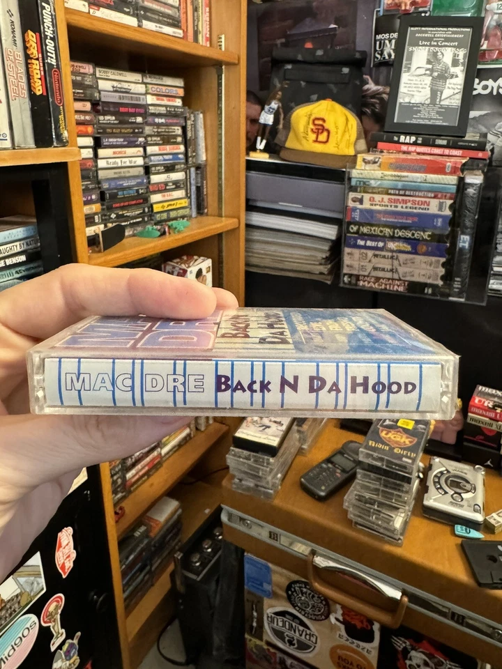 Mac Dre Back N Da Hood Sealed Cassette Bay Area Rap Strictly Business Rare OOP Foto 2 de 3