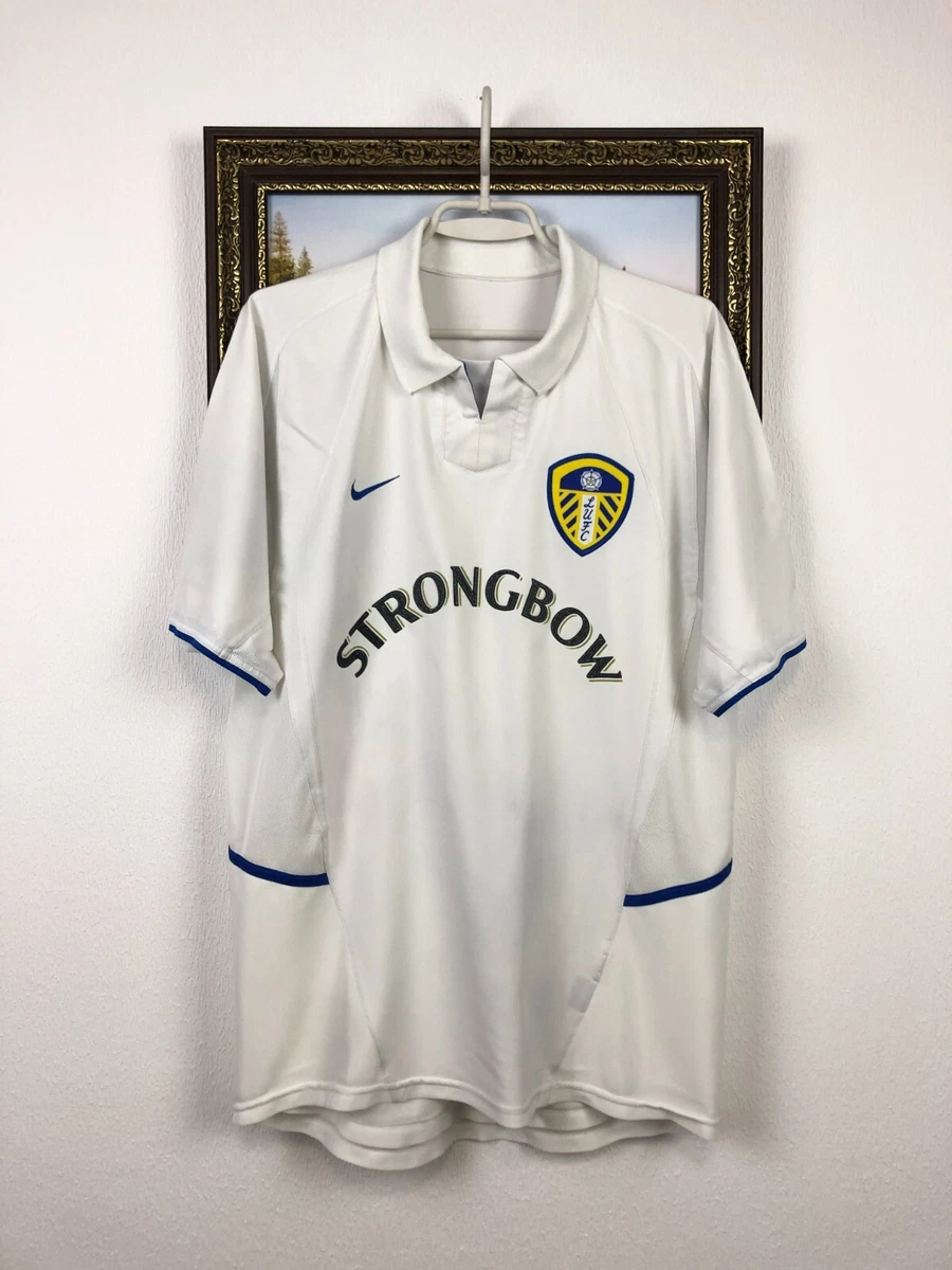 Nike Leeds United シャツ 青/黄色 STRONGBOW Strongbow Leed Jersey Vintage Leeds United Nike Jersey 2002-04