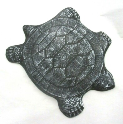 Turtle plaque mold plaster concrete resin casting mould 10.5'' x 9'' x 1'' 