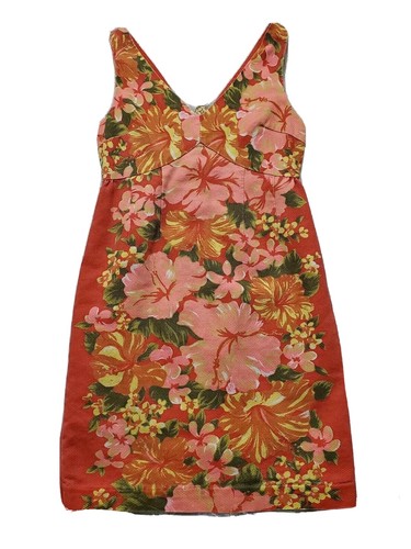 Target Women's Dress Floral Orange Size 