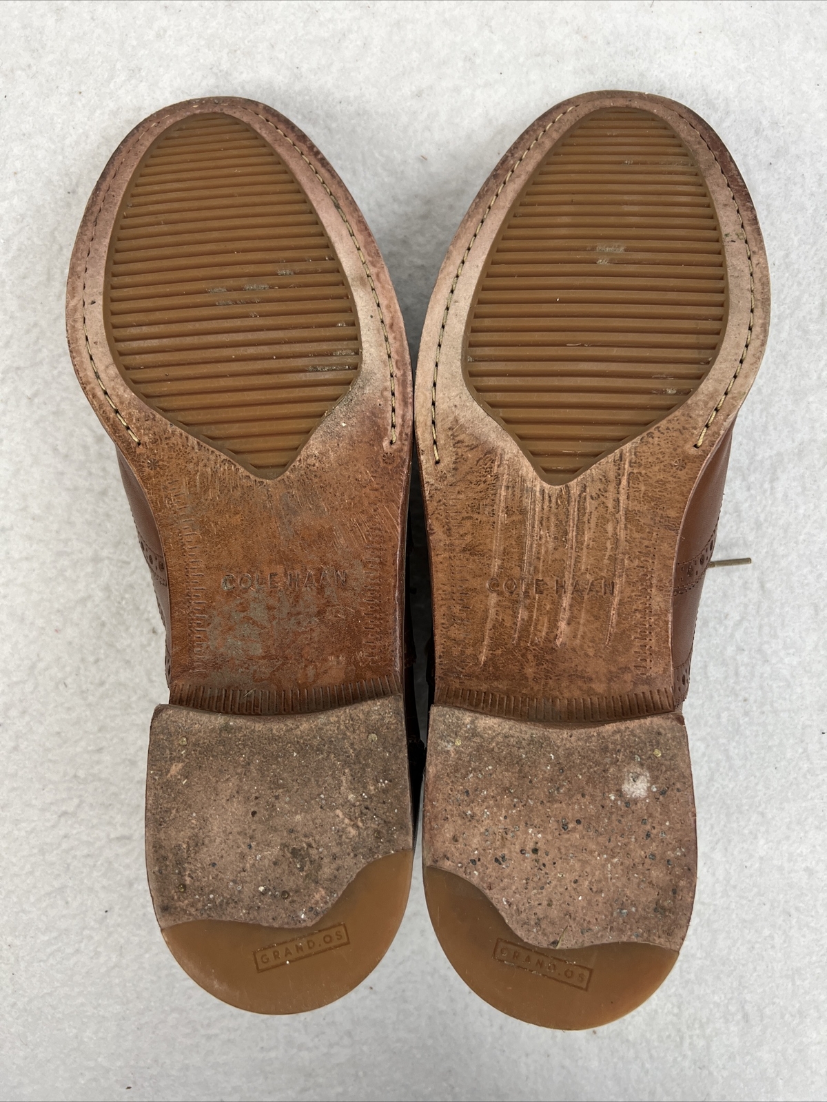 SAOLA Abito da lavoro Cole Haan Grand OS Cambridge da uomo marrone 10 5 M punta alare Oxford