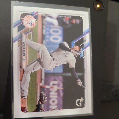 rare baseball cards 2021 Topps Update Aaron Hicks Series Card US329 Variation #67/99 25 Tickets to this event will be placed into packs of 2021 Topps Series 1 2021 Topps Update Tyler Wade