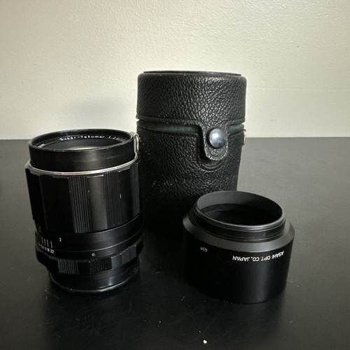 ASAHI PENTAX Super Takumar 105mm F/2.8 MF Lens Mount w/Case & Hood