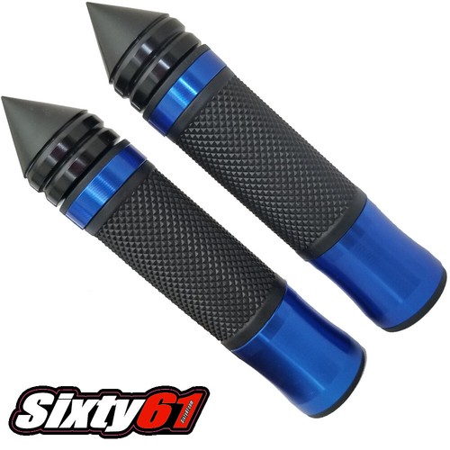 Yamaha R1 R3 R6 20062021 Comfort Racing Black Blue Hand Grips Spike