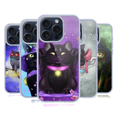 OFFIZIELLE ASH EVANS SCHWARZE KATZEN GEL HÜLLE HUELLE FÜR APPLE iPHONE HANDYS