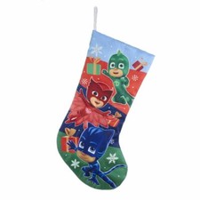 PJ MASKS Owlette, Gecko, & Catboy Christmas Stocking, 19", by Kurt Adler